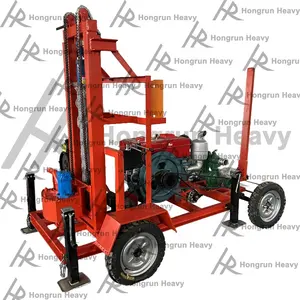 New water well drilling rig 61HP diesel engine more powerful water well drilling rig