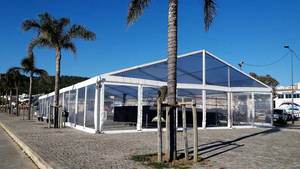 Vendeur d'usine en Chine, tente à portée libre d'<span class=keywords><strong>occasion</strong></span>, cadre en alliage d'aluminium, revêtement en PVC double couche pour les salons professionnels et les expositions - Product Image 6