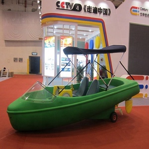 Bote a Pedal Personalizable de 4.20x1.50x0.95m con Capacidad para 4 Personas, Equipo para Parques Acuáticos al Aire Libre, Carga de 175 kg, Caja de Madera para Uso Marino - Product Image 4