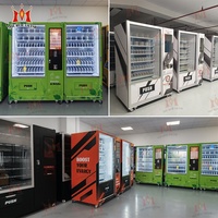 Distributeur automatique de boissons et de collations en libre-service 24h/24 avec écran tactile sans réfrigération