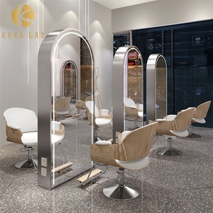 Equipo de salón de belleza, espejo de doble cara, LED, escenario - Product Image 3