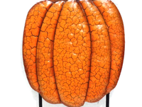 Citrouille d'Halloween en métal personnalisée imperméable à l'eau, décoration de cour, patio, clôture, piquet de jardin