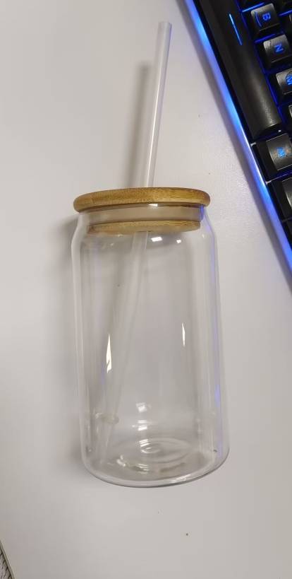 Lot De 2 Verres Mason Jar 700 Ml Avec Couvercle Bambou Et Paille - Verre Borosilicate, Résistant Chaud/froid
