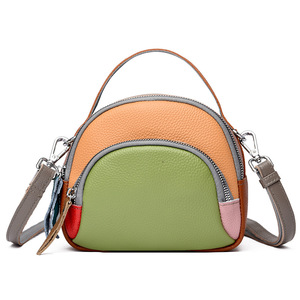 Tas selempang bahu ponsel wanita, kantung tangan kecil kulit sapi - Product Image 3