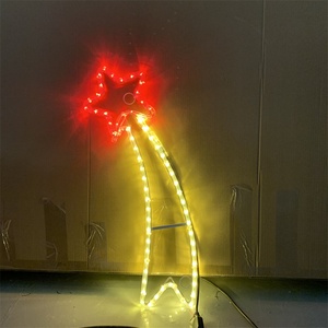 Lampe led imprimée sur poteau de décoration, éclairage d'extérieur, décoration de rue de noël, imperméable, motif suspendu, motif 2d - Product Image 6