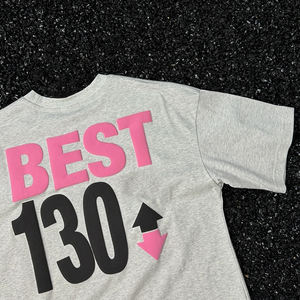 T-shirt Homme Col Rond en Coton Tricoté 100% de Haute Qualité, Style Streetwear Vintage Luxe, Coupe Oversize, Grammage 220 g/m², Personnalisable avec Lettres 3D - Product Image 3