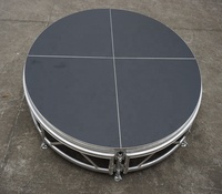 Plate-forme extérieure mobile d'étape d'étape ronde réglable d'intérieur de cercle pour des événements