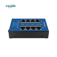 Inyector PoE Gigabit de 4 Puertos 802.3af 12V-57V DC, Adaptador de Alimentación PoE Industrial para Cámara IP