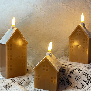 Vela LED sin Llama Estilo Cabaña Navideña, 3 Piezas, Diseño <span class=keywords><strong>de</strong></span> <span class=keywords><strong>Casa</strong></span> Navideña, Iluminación <span class=keywords><strong>de</strong></span> Ambiente Festivo, Directo <span class=keywords><strong>de</strong></span> Fábrica - Product Image 2