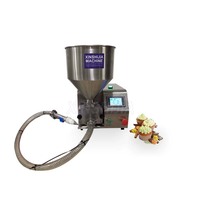 Tuyauterie électrique entièrement automatique arrose comestible glaçage gâteau beignet beignet crème remplissage Injection décoration décoration Machine