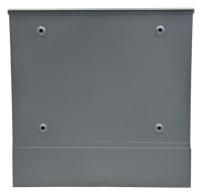 Boîte aux lettres murale en acier galvanisé noir, étanche, antivol, durable, pour extérieur, petite, en métal, revêtement poudré, vente en gros