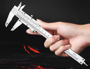 Calibrador Digital Electrónico de Acero Inoxidable de Grado Industrial, Micrómetro de Calibre Deslizante de Alta Calidad de <span class=keywords><strong>0</strong></span>-150 mm - Product Image 3