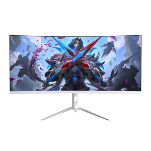 Màn hình chơi game <span class=keywords><strong>LCD</strong></span> LED cong 34 inch 4K 165Hz, thời gian phản hồi 1ms, chứng nhận 3C, bán buôn từ nhà máy, dùng cho văn phòng - Product Image 1