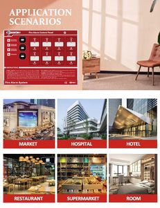 Sistema de detección y alarma de incendios Paneles de control de alarma de incendio de 8 zonas <span class=keywords><strong>Panel</strong></span> de control de sistema de alarma de incendio convencional - Product Image 6