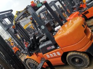 Carretilla elevadora de 3 toneladas Heli de segunda mano, serie H2000 <span class=keywords><strong>CPCD30</strong></span> Rise 6m, carretilla elevadora de contrapeso diésel - Product Image 4