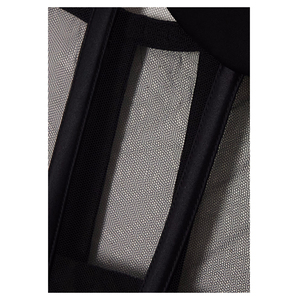 Corsetto disossato a rete forte da donna nero <span class=keywords><strong>senza</strong></span> <span class=keywords><strong>spalline</strong></span> top <span class=keywords><strong>bustier</strong></span> in crepe e tulle con rifiniture in raso - Product Image 5