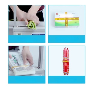Electric Supermarket Vegetable Strapping Fast <b>Binding</b> <b>Machine</b> Automatic Hot Melt OPP Tape Banding Food New Condition Paper - Product Image 3