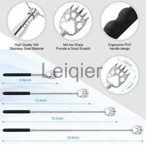 Rascador de Espalda Personalizado con Logotipo, Metálico, Portátil, Telescópico, con Asas de Goma, Herramienta Extensible para Masaje de Espalda para Hombres y Mujeres - Product Image 2