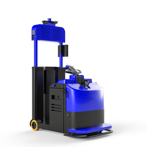 Tractor Robot Remolque guiado automático Remolque eléctrico para almacén interior y exterior Manipulación de materiales Camión de remolque <span class=keywords><strong>AGV</strong></span> - Product Image 2