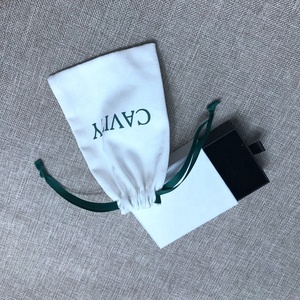 Pochette en bambou avec cordon de serrage, <span class=keywords><strong>tissu</strong></span> de <span class=keywords><strong>coton</strong></span>, haute qualité, nouveau, vente en gros - Product Image 4