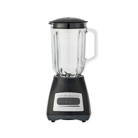 Huishoudelijke 1.5l Tafel Blender 2 In 1 Met Glazen Pot Voor Groenten En Fruit Smoothie Blender Met Molen
