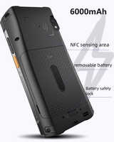 Android 11,0 PDA de mano resistente Octa-Core CPU IP68 grado WiFi 4G GPS uso Industrial escáner de código de barras GPS almacén datos Stock