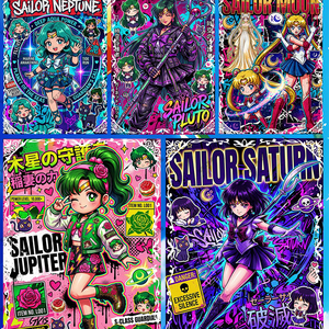 Cartes de fan art YZ dernières nouveautés, figurines anime Eif Baby, Cinnamoroll, cadeau <span class=keywords><strong>Sailor</strong></span> <span class=keywords><strong>Moon</strong></span>, cartes de collection B5, coffret booster de cartes artistiques, <span class=keywords><strong>jeux</strong></span> de société - Product Image 5
