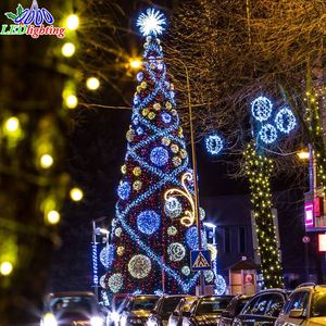 Holographic Inflatable Pe Thâm Quyến Các Prelit Gốm Thắp Sáng Cây Giáng Sinh - Product Image 3