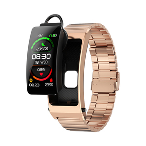 B7 Plus Smartwatch Auricular inalámbrico BT Reproducción de música Pulsera Monitor DE SALUD Rastreador de actividad física Llamada deportiva Reloj inteligente con auriculares - Product Image 4