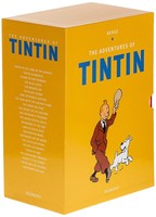 Coffret 23 Volumes Jaune – Les Aventures de Tintin : Bandes Dessinées pour Enfants