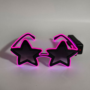 Gafas de estrella EL de nuevo diseño, gafas divertidas con luz Led para fiestas de Halloween, Navidad y Año Nuevo - Product Image 5