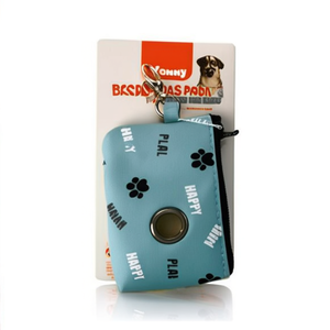 Distributeur de sacs à déjections canines Yommy 8,5x12,5cm avec clip pour chiens - Product Image 2