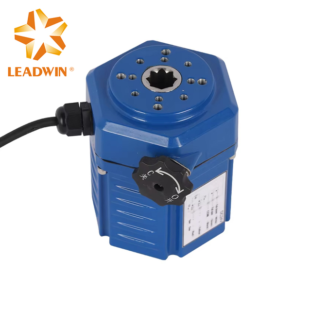 30Nm 90 Degree Rotary Motor Opeated Automatic Valve Actuator Electric Actuator 12v24v110v220vdc Ac OEM