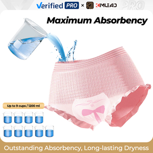 Pannolini monouso stampati da <span class=keywords><strong>donna</strong></span> Pantaloni igienici pantaloni per il periodo mestruale biancheria intima per adulti - Product Image 2