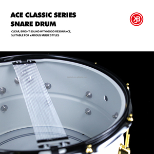 Caja <span class=keywords><strong>de</strong></span> Metal Profesional Beatello ACE X6 <span class=keywords><strong>de</strong></span> 14 Pulgadas en Acero Inoxidable, Instrumento Musical <span class=keywords><strong>de</strong></span> Alta Calidad con Vaso <span class=keywords><strong>de</strong></span> Aluminio - Product Image 6