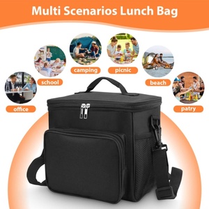 <span class=keywords><strong>Sac</strong></span> Repas <span class=keywords><strong>Isotherme</strong></span> Anti-Fuite, <span class=keywords><strong>Sac</strong></span> Glacière Souple avec Bandoulière Réglable pour Bureau, Pique-nique et Plage - Product Image 4