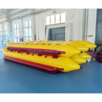 Air Commercial Tube Gonflable Saucisses Bouncy Sport Game Bounce Indoor Outdoor Banana Boat for Team Building Events