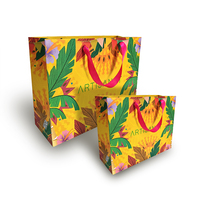 Sacs en papier personnalisés de luxe avec logo personnalisé, imprimés, roses, personnalisés, avec poignées robustes, pour emballer des vêtements en magasin