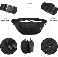 Vente en gros de sac banane tactique multifonctionnel pour l'extérieur sac de transport dissimulé sac de taille tactique camouflage