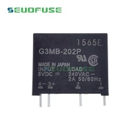 5V 12V 24V DC-AC Module de relais à semi-conducteurs G3MB-202P G3MB 202P PCB SIP SSR AC 240V 2A interrupteur de relais de résistance de Circuit d'amortisseur