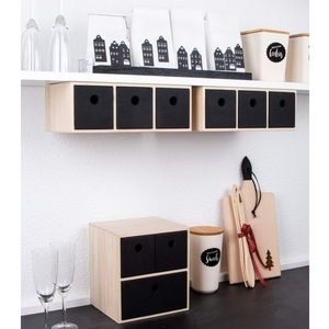 Japanese Style <b>Solid</b> <b>Wood</b> Drawer Storage Box Rectangle Freestanding <b>Desk</b> Organizer For Jewelry Stationery Cosmetic Storage - Product Image 4