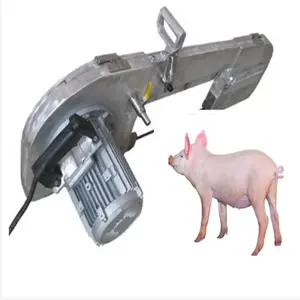 Série d'abatto — scie à chaîne d'abattoir cochon, avec Machine d'abattoir aux animaux, demi-carpes, diviseur à bande