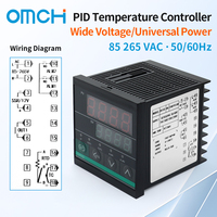 Controlador de Temperatura PID OMCH CH702, Termostato de 72x72mm, Entrada Tipo K 0-1300C, Salida de Relé SSR, Automatización del Hogar