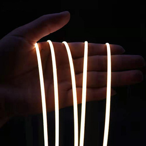 Siêu hẹp 2.7mm 3mm 4mm 5mm rộng mềm chiếu sáng Dải 12V 24V COB <span class=keywords><strong>LED</strong></span> linh hoạt dải điện áp thấp tự dính ánh sáng mềm - Product Image 4