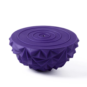 Bola de media piña de PVC gris 16,5x8,5 cm Integración sensorial Yoga Fitness - Product Image 3