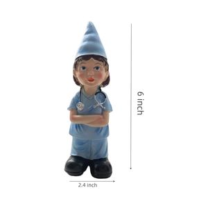 Shunxu <span class=keywords><strong>maison</strong></span> jardin décor travailleur <span class=keywords><strong>de</strong></span> la santé Figurine infirmière nain <span class=keywords><strong>de</strong></span> jardin Statue - Product Image 3