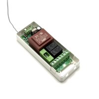 Controlador Universal 110/220V, Receptor de 2 Canales, Placa PCB Tubular, 433mhz