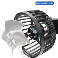 Ventilateur de refroidissement de siège de voiture noir à 3 vitesses, 120W, charge USB, double tête, rotation à 360 degrés, refroidisseur de cou pour accessoires de voiture d'été