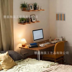 Wooden <b>Wall</b> Mounted <b>Display</b> Shelf Irregular Shape For Home Decor And Storage - Product Image 2