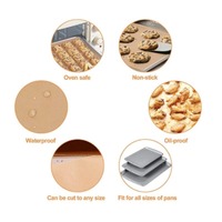 Rouleau de papier cuisson antiadhésif et résistant à la graisse, résistant aux hautes températures, jetable, en silicone, pour biscuits, pain et gelée